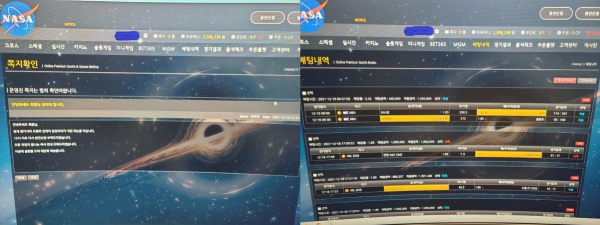 먹튀사이트 정보 [ 나사 NASA ]