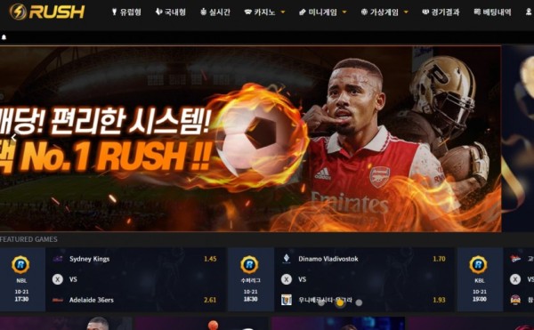 토토사이트 정보 [ 러쉬 RUSH ]