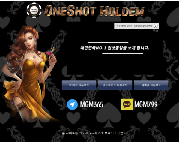 토토사이트 정보 [ 원샷홀덤 ONESHOT ]