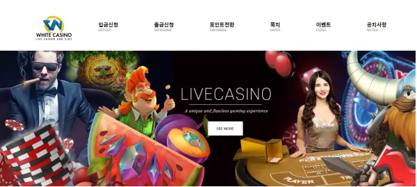 먹튀사이트 정보 [ 화이트카지노 WHITE CASINO ]